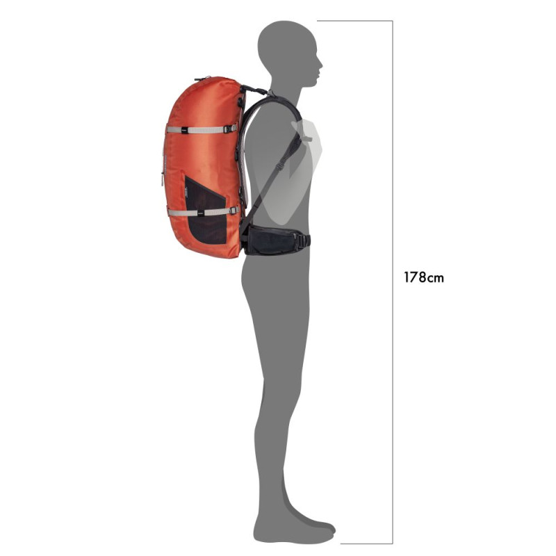 ORTLIEB PLECAK ATRACK 45L ROOIBOS.