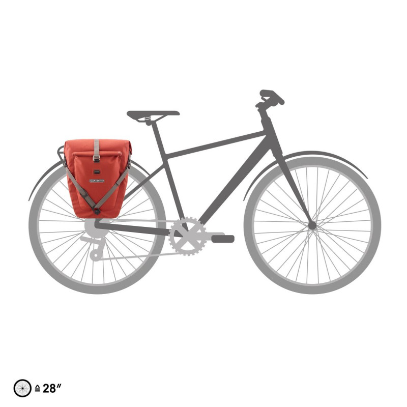 ORTLIEB SAKWA TYLNA BACK-ROLLER PLUS DARK CHILI 20+3L QL2.2.