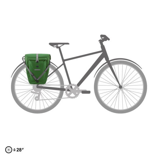ORTLIEB SAKWA TYLNA BACK-ROLLER PLUS MOSS GREEN 20+3L QL2.2.