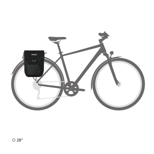 ORTLIEB SAKWA TYLNA PEDAL-MATE BLACK 16L.