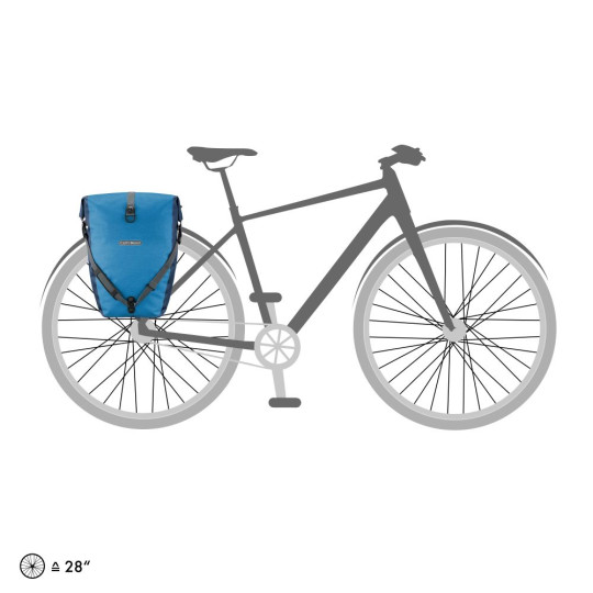 ORTLIEB SAKWY TYLNE BACK-ROLLER  PLUS CR DUSK BLUE-DENIM 40L.