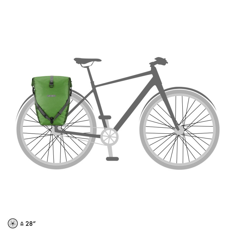 ORTLIEB SAKWY TYLNE BACK-ROLLER  PLUS CR KIWI-MOSS GREEN 40L.