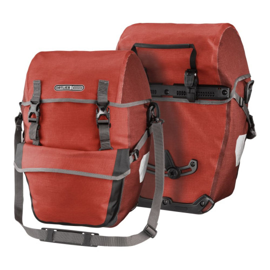 ORTLIEB SAKWY TYLNE BIKE-PACKER PLUS SALSA-DARK CHILI 42L.