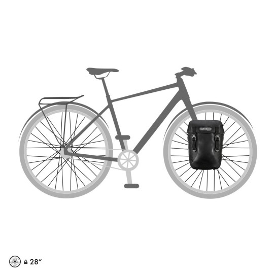 ORTLIEB SAKWY UNIWERSALNE SPORT-PACKER BLACK 30L