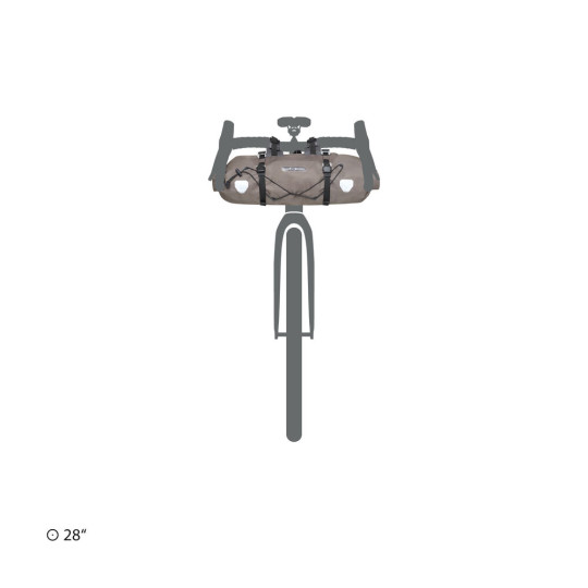 ORTLIEB TORBA BIKE PACKING NA KIEROWNICĘ HANDLEBAR-PACK DARK SAND 15L