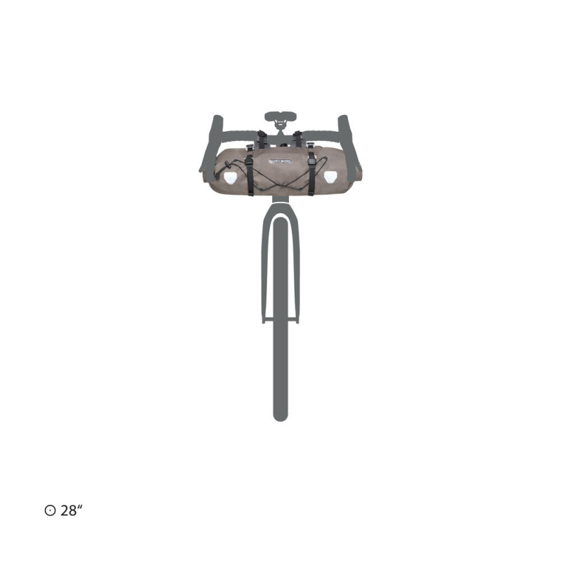 ORTLIEB TORBA BIKE PACKING NA KIEROWNICĘ HANDLEBAR-PACK DARK SAND 15L
