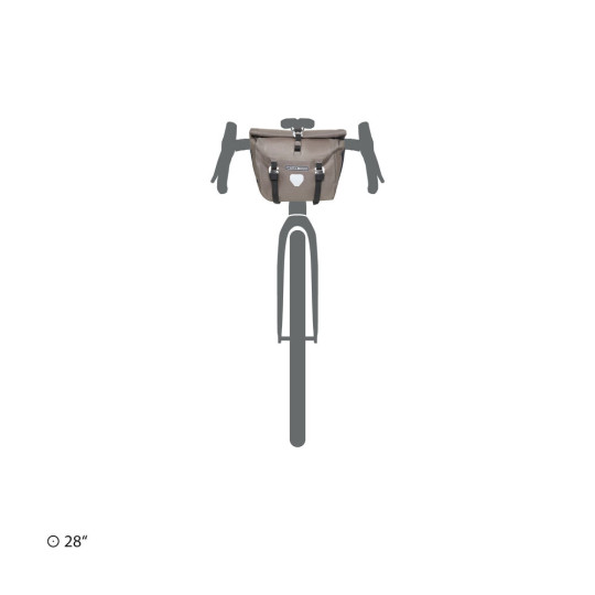 ORTLIEB TORBA BIKE PACKING NA KIEROWNICĘ HANDLEBAR-PACK QR DARK SAND 11L