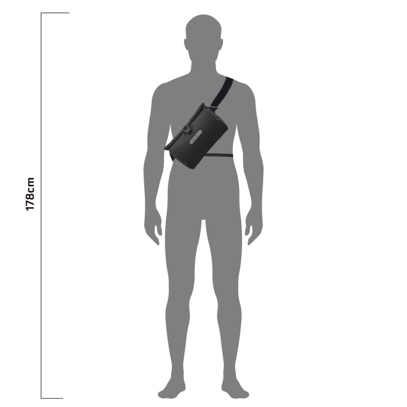 ORTLIEB TORBA BIKE PACKING NA KIEROWNICĘ VELO-SLING FLEX BLACK 5L.