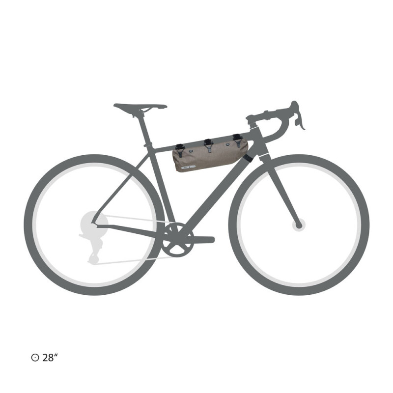 ORTLIEB TORBA BIKE PACKING POD RAMĘ FRAME-PACK RC TOPTUBE DARK SAND 3L