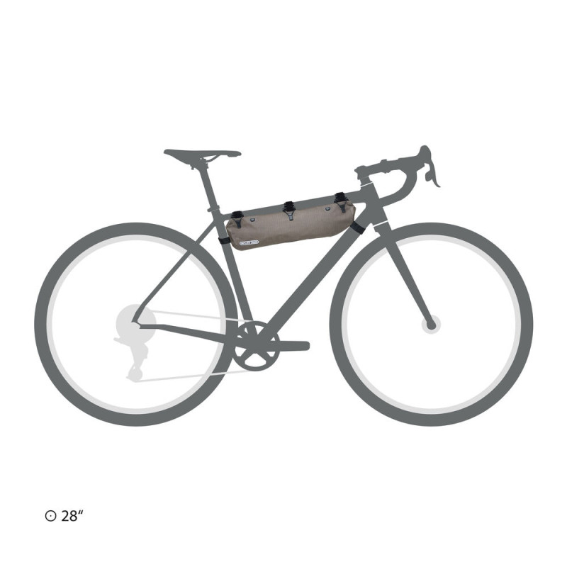 ORTLIEB TORBA BIKE PACKING POD RAMĘ FRAME-PACK RC TOPTUBE DARK SAND 4L