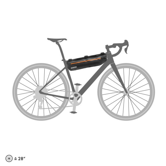 ORTLIEB TORBA BIKE PACKING POD RAMĘ FRAME-PACK TOPTUBE BLACK MATT 4L