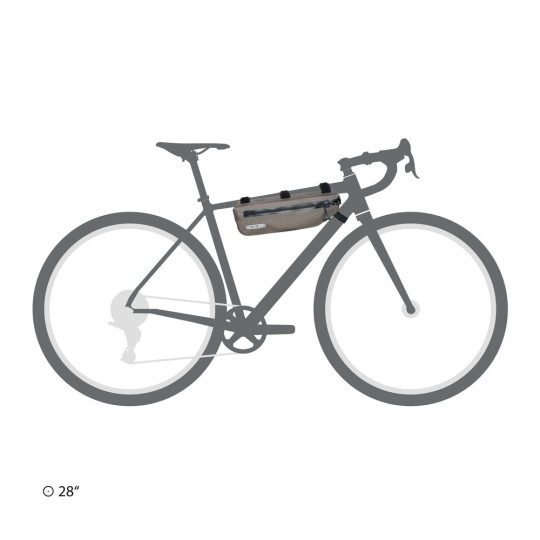 ORTLIEB TORBA BIKE PACKING POD RAMĘ FRAME-PACK TOPTUBE DARK SAND 3L