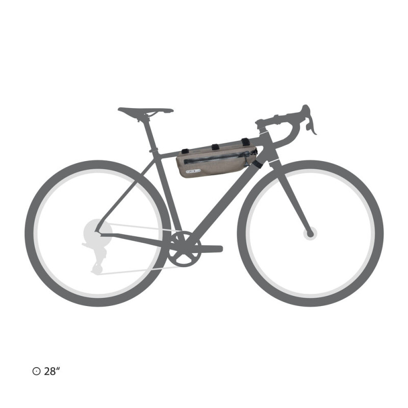 ORTLIEB TORBA BIKE PACKING POD RAMĘ FRAME-PACK TOPTUBE DARK SAND 3L