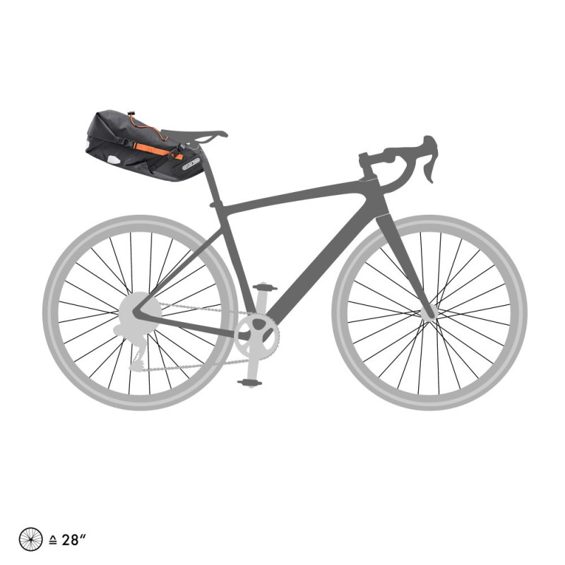 ORTLIEB TORBA BIKE PACKING PODSIODŁOWA SEAT-PACK BLACK MATT 11L