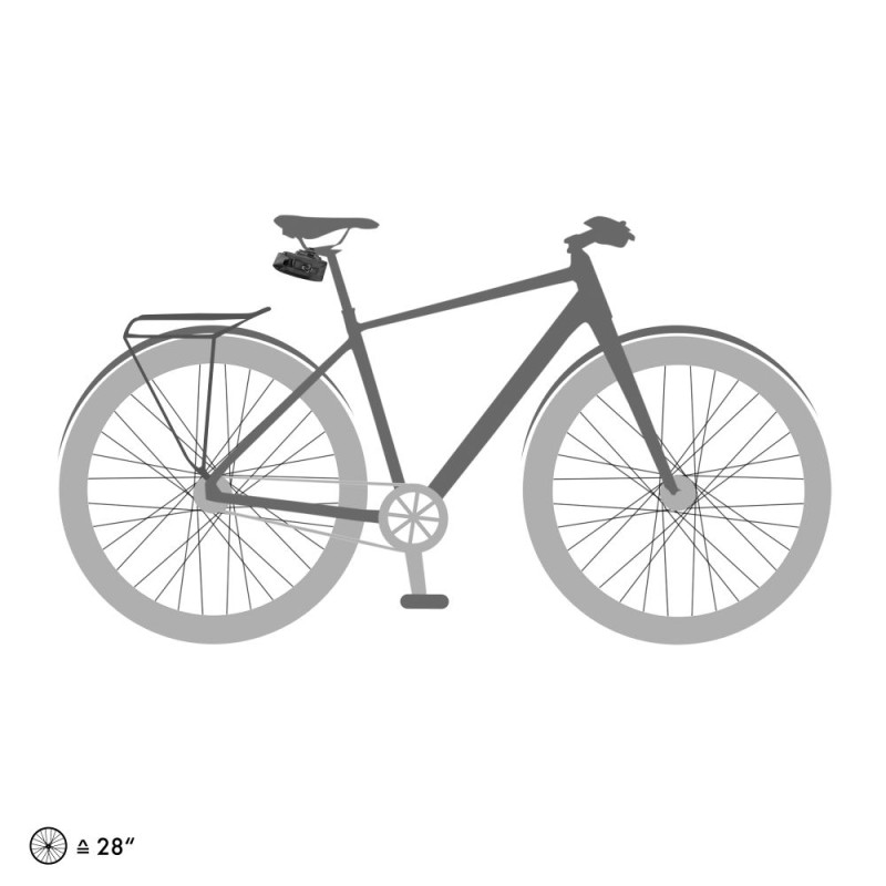 ORTLIEB TORBA PODSIODŁOWA SADDLE MICRO-BAG BLACK MATT 0,5L.