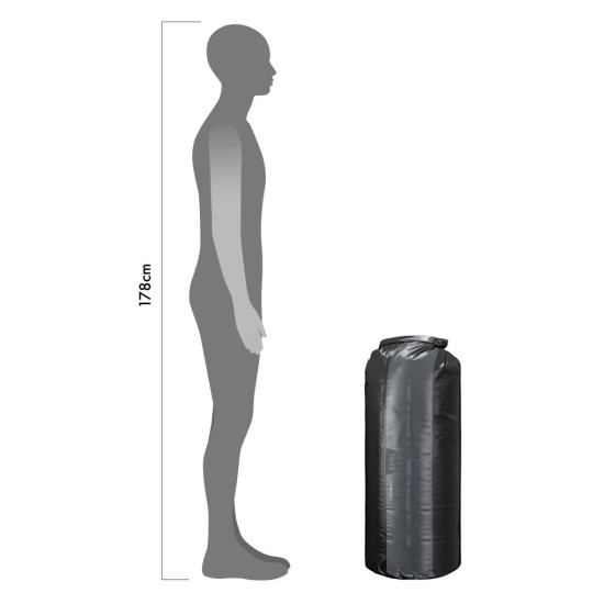 ORTLIEB WOREK DRY BAG BLACK-SLATE 109L.