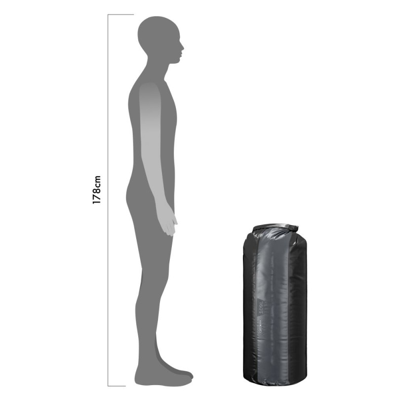 ORTLIEB WOREK DRY BAG BLACK-SLATE 109L.