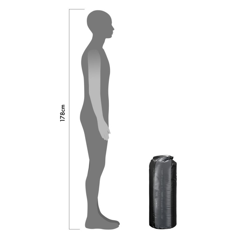 ORTLIEB WOREK DRY BAG BLACK-SLATE  35L.