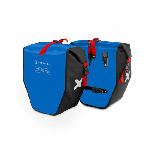 EXTRAWHEEL SAKWY TYLNE BIKER POLYESTER BLUE/BLACK 50L