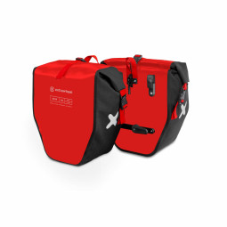 EXTRAWHEEL SAKWY TYLNE BIKER POLYESTER RED/BLACK 50L