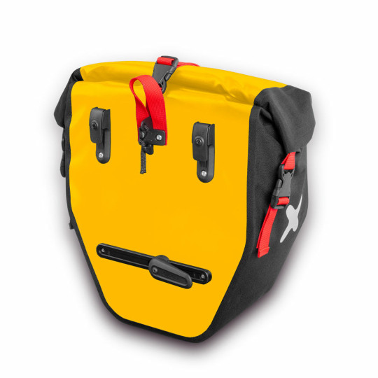 EXTRAWHEEL SAKWY TYLNE BIKER POLYESTER YELLOW/BLACK 50L