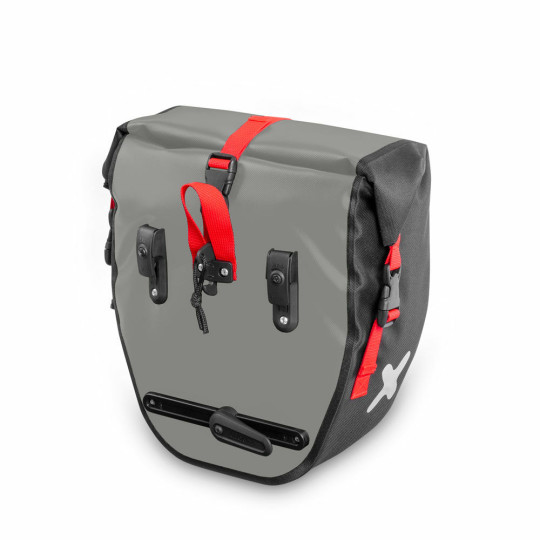 EXTRAWHEEL SAKWY UNIWERSALNE RIDER POLYESTER GREY/BLACK 30L