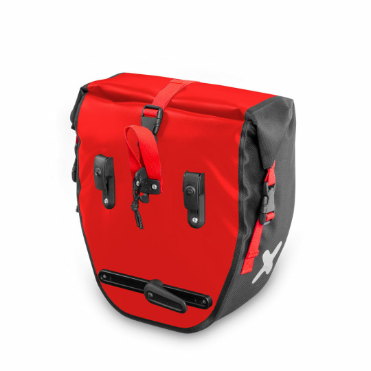 EXTRAWHEEL SAKWY UNIWERSALNE RIDER POLYESTER RED/BLACK 30L