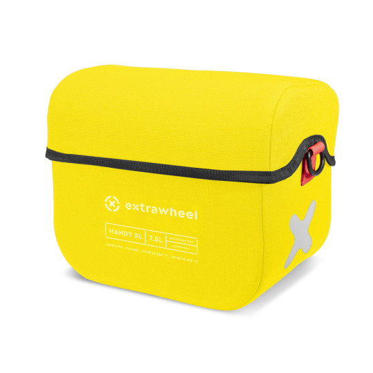 EXTRAWHEEL TORBA NA KIEROWNICĘ HANDY PREMIUM CORDURA YELLOW XL 7,5L