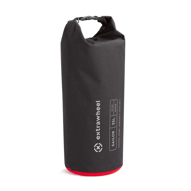 EXTRAWHEEL WOREK SAILOR BLACK/RED 25L POLYESTER