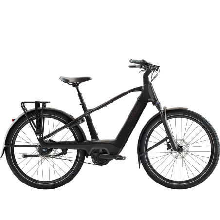 Rower TREK Charter+ 4 z piastą Nexus 5 i napędem pasowym oraz akumulatorem 800 Wh